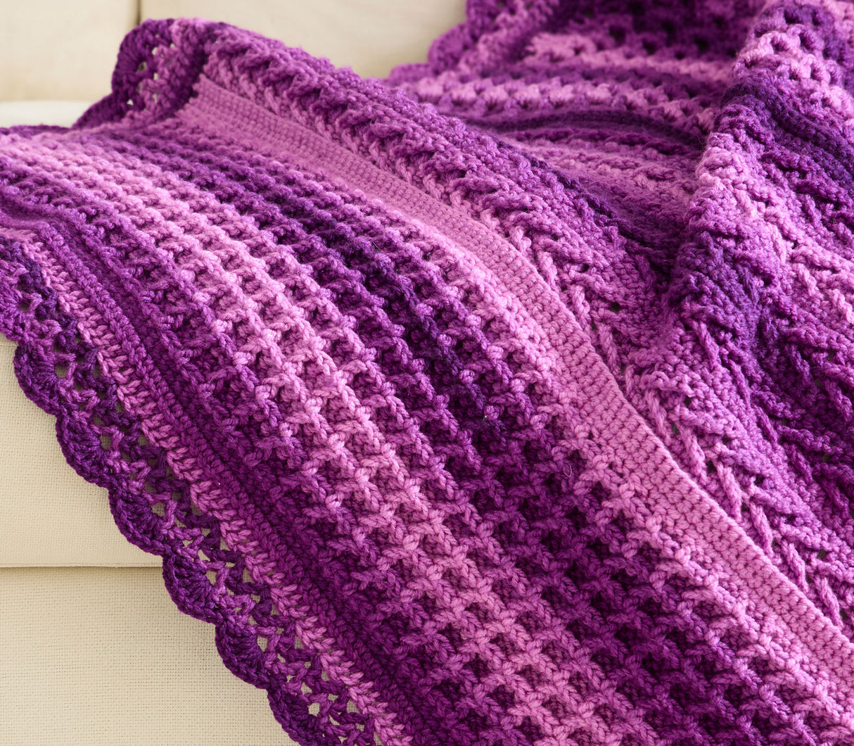 Chromatic Textures Blanket