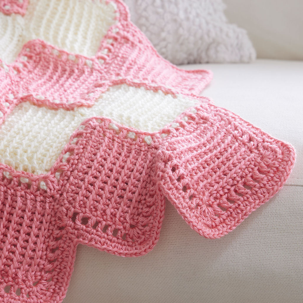 Tunisian Diamonds Blanket