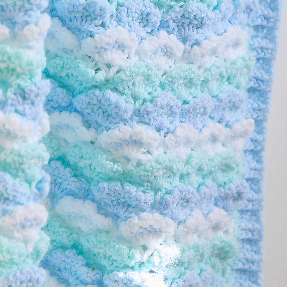 Picot Shells Baby Blanket & Jacket Set