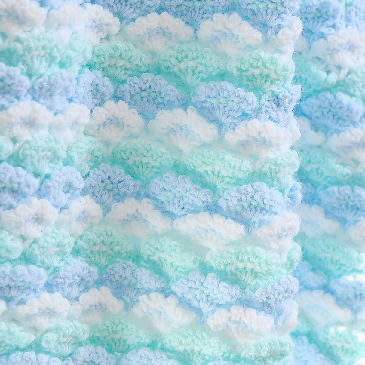 Picot Shells Baby Blanket & Jacket Set