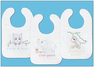 Conjunto de babero Tiny Tots