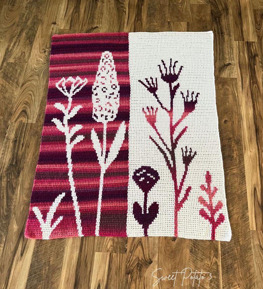 Sé una manta de flores silvestres