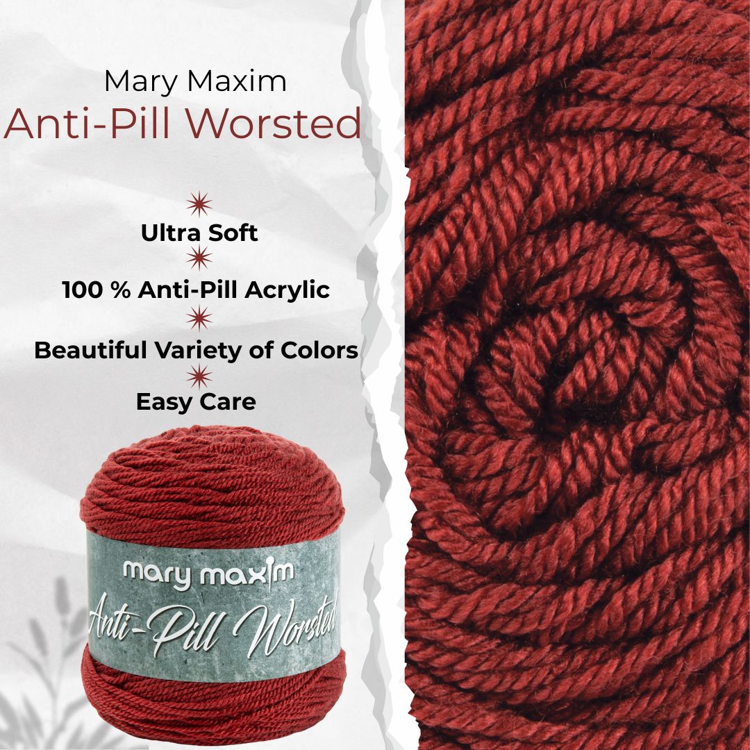 Mary Maxim Anti-Pill Worsted Yarn