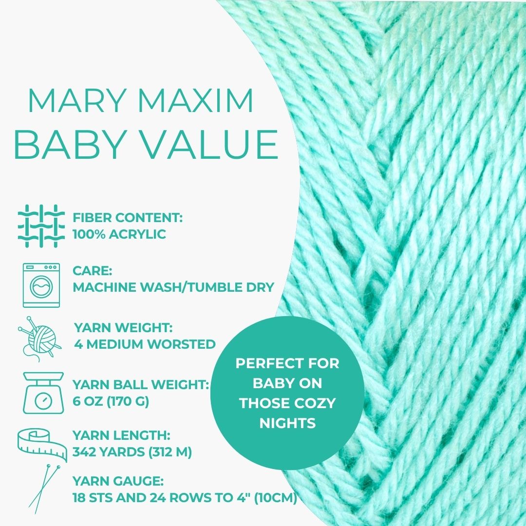 Mary Maxim Baby Value Yarn