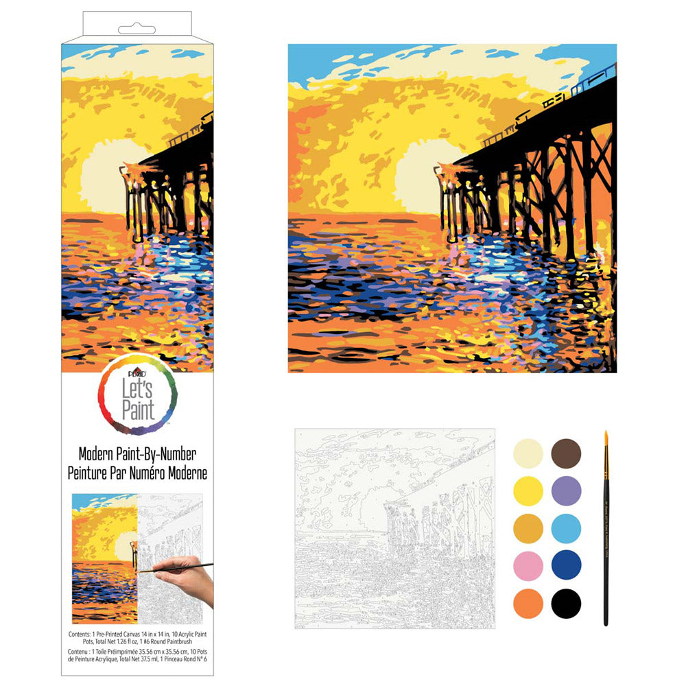 West Coast Pier Paint By Number Kit