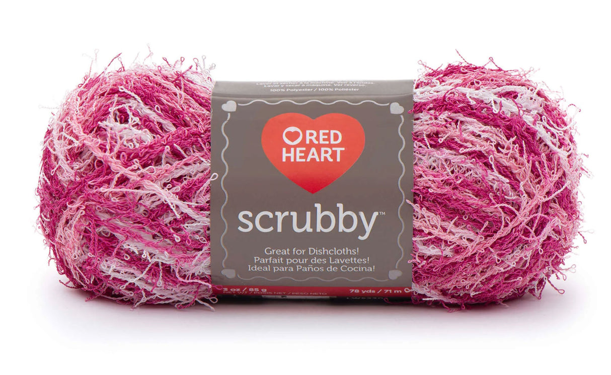 Red Heart Scrubby Yarn