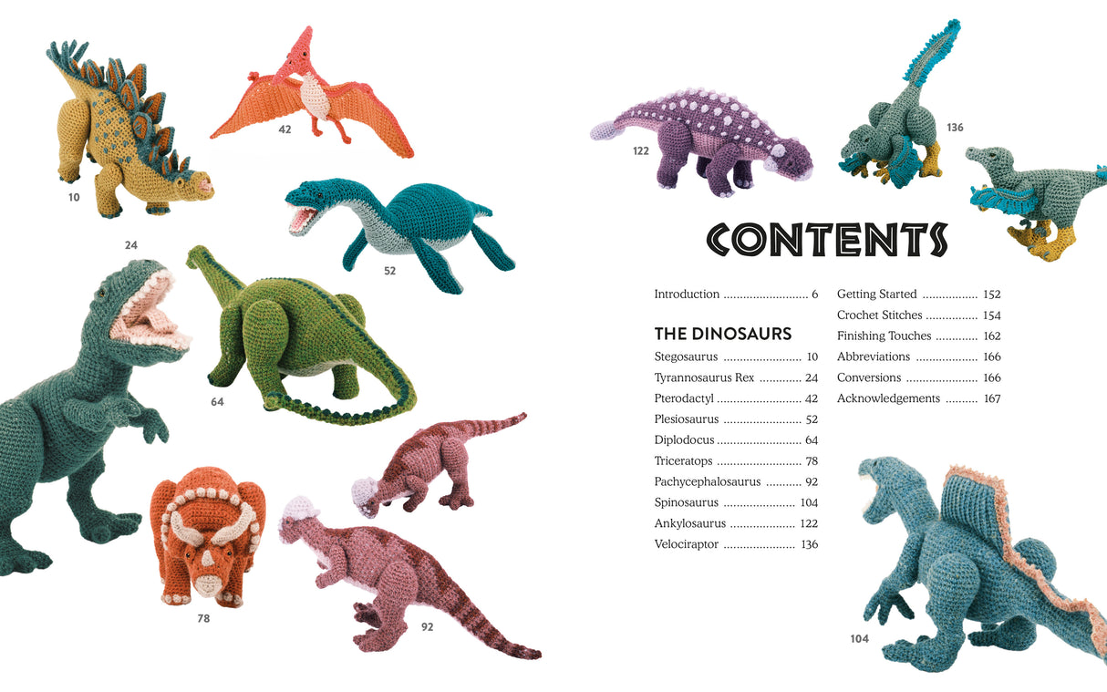 Crocheted Dinosaurs Book
