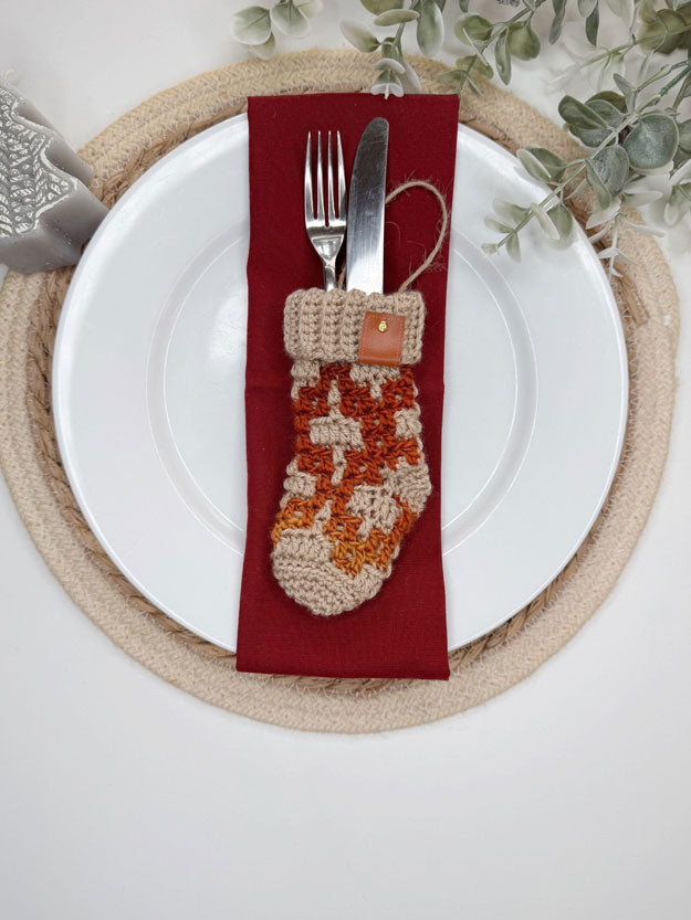 Yuletide Mosaic Mini Stockings