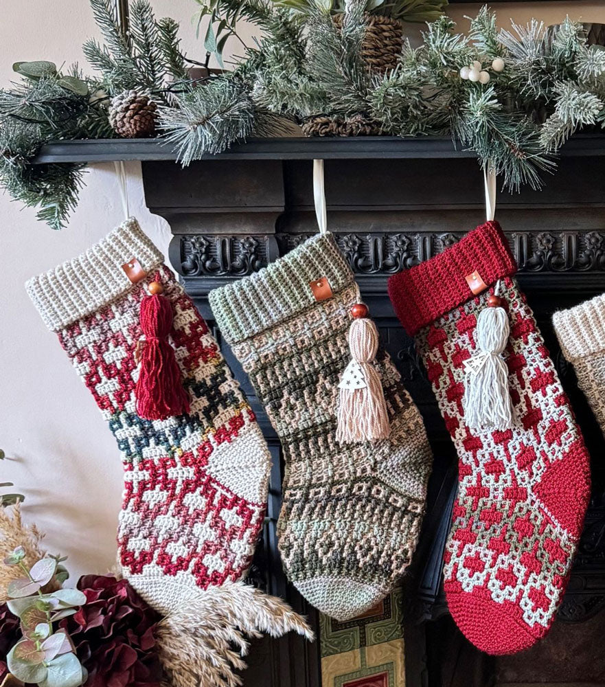 Yuletide Mosaic Stockings