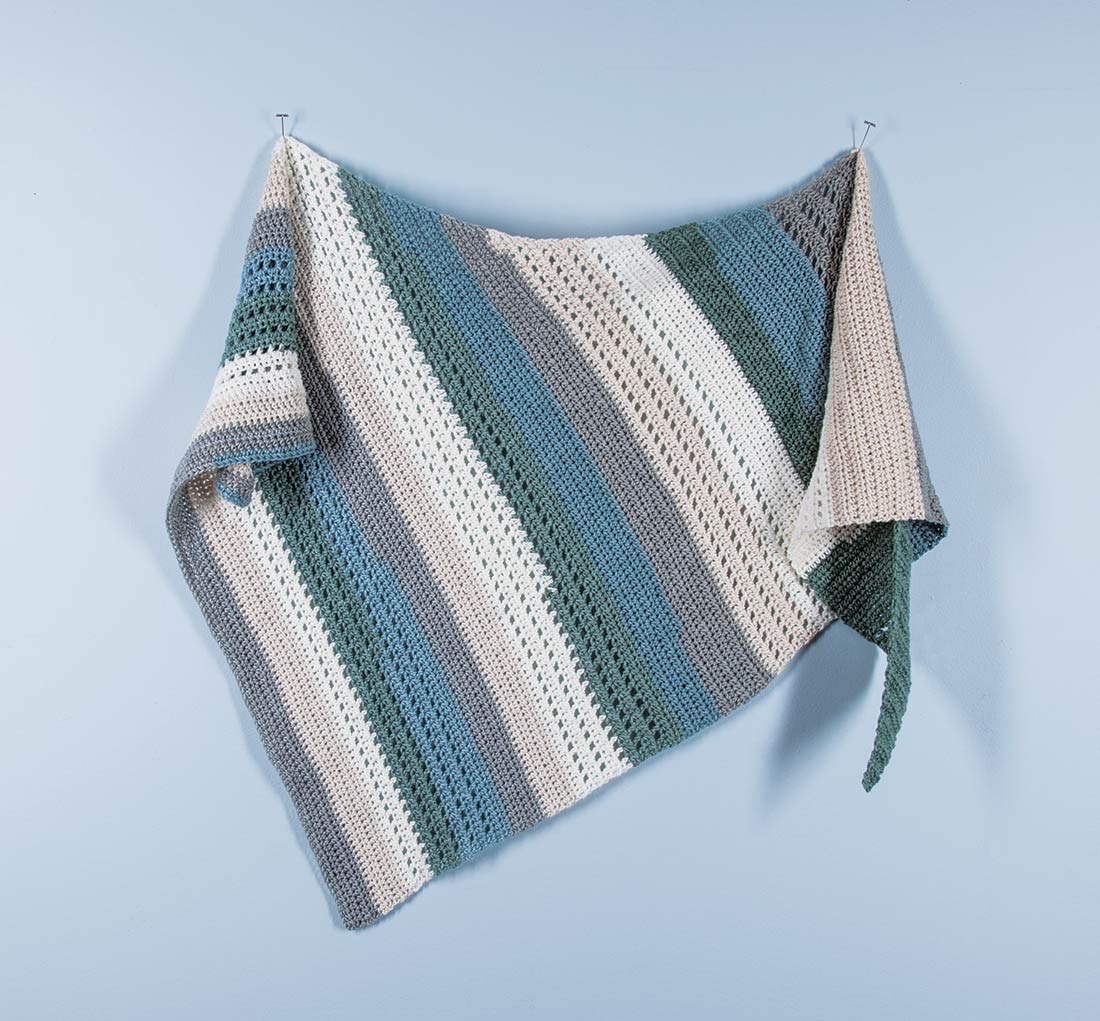 Asymmetric Crocheted Wrap Pattern