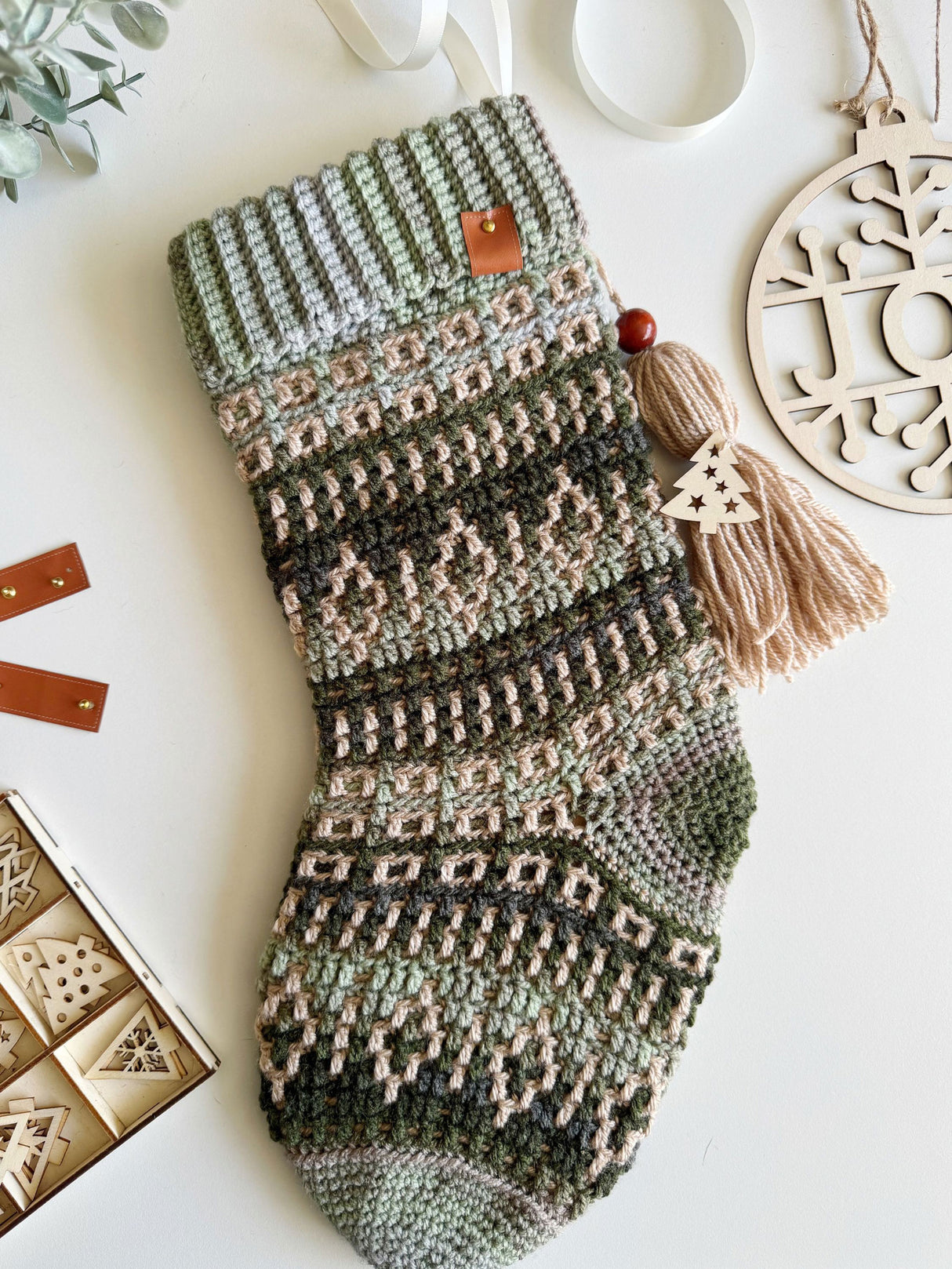 Yuletide Mosaic Stockings