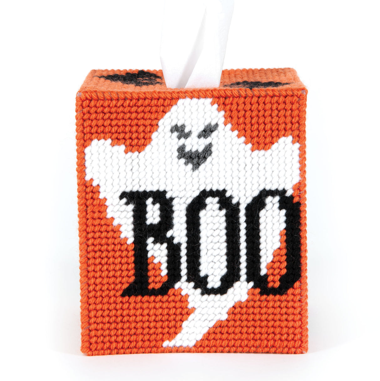 Halloween Plastic Canvas Tissue Box Cover