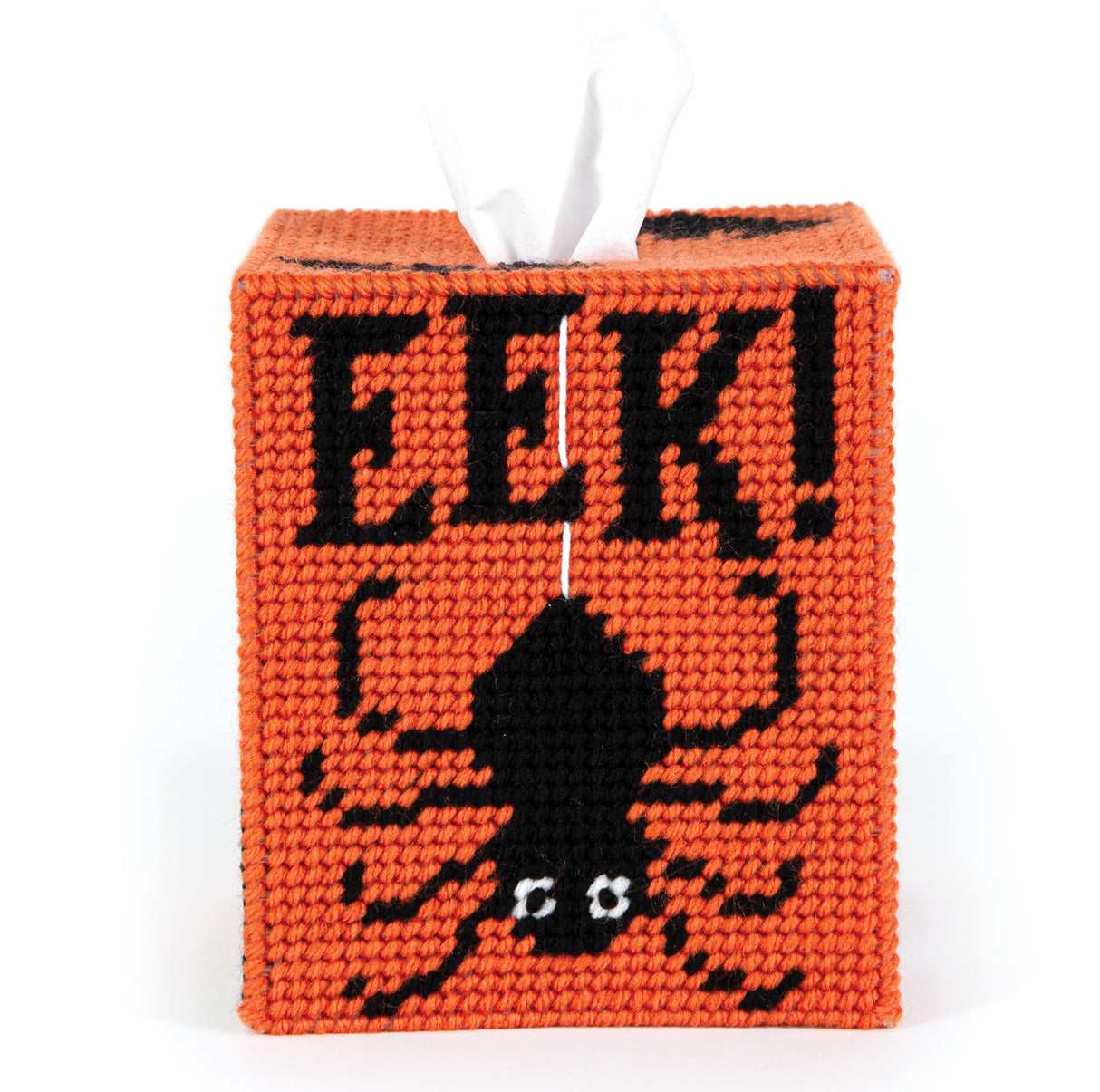 Halloween Plastic Canvas Tissue Box Cover