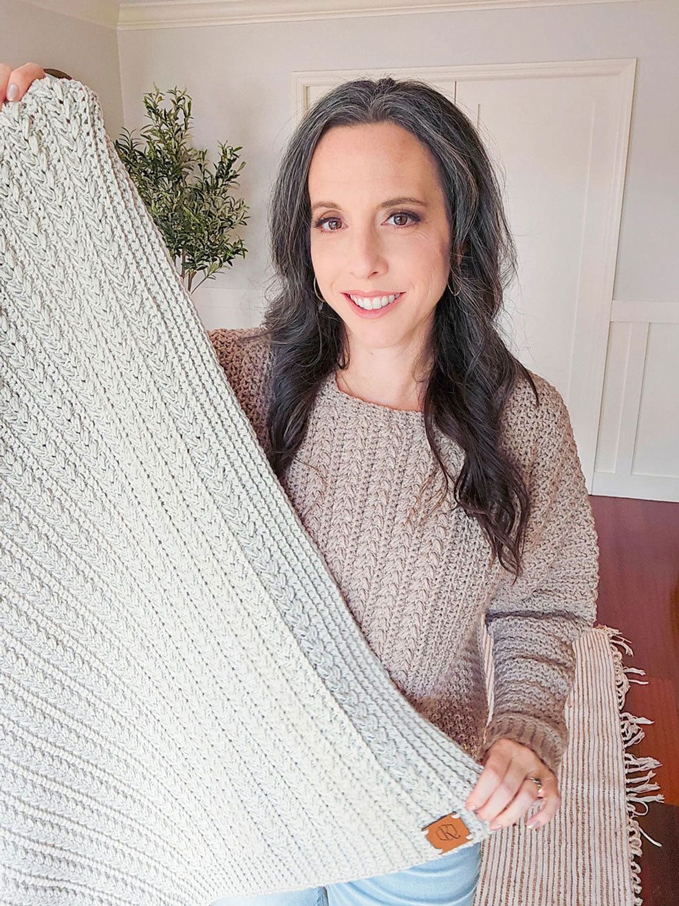 Braided Wheat Crochet Lapghan