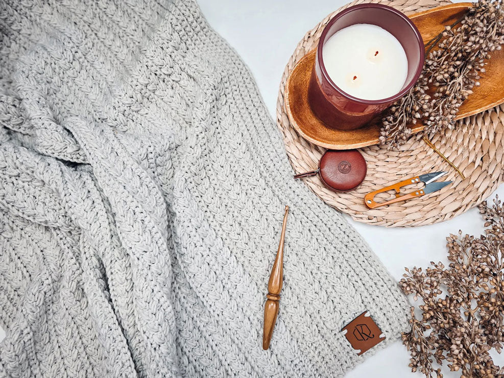 Braided Wheat Crochet Lapghan