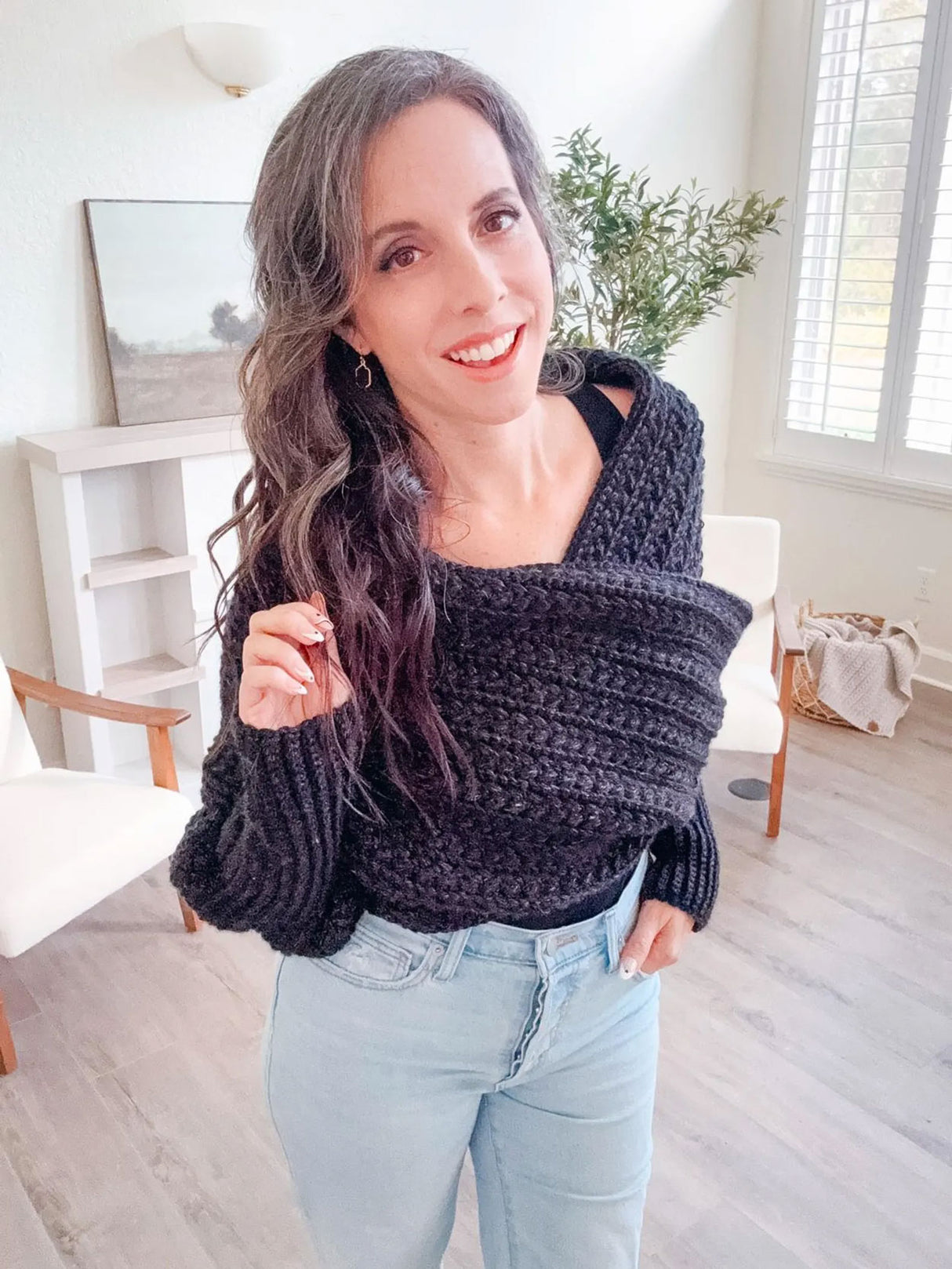 Winter Wheat Sweater Scarf