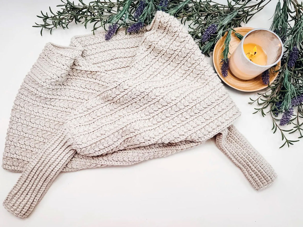 Winter Wheat Sweater Scarf