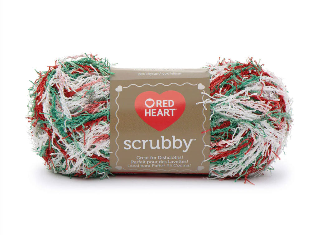 Red Heart Scrubby Yarn