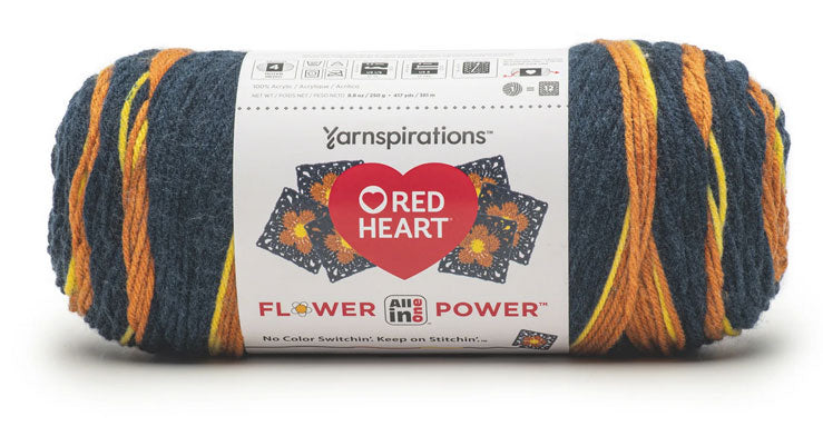 Red Heart All-In-One Flower Power Yarn