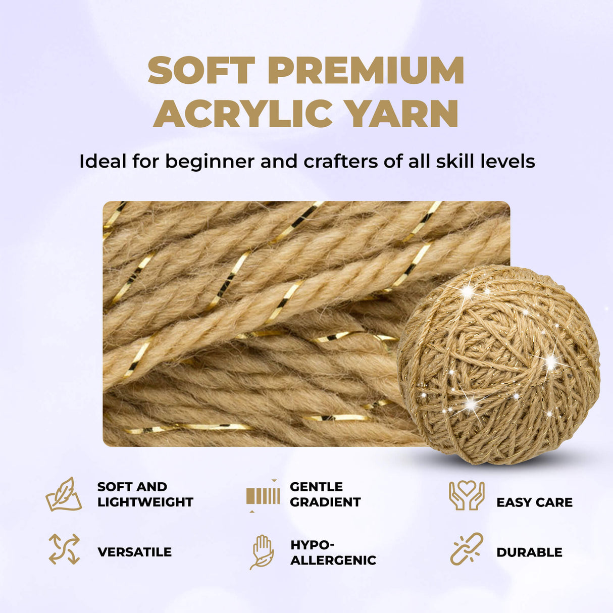 Mary Maxim Starlette Sparkle Yarn