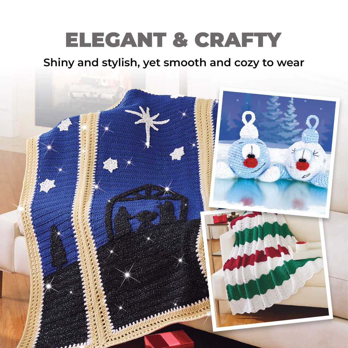 Mary Maxim Starlette Sparkle Yarn