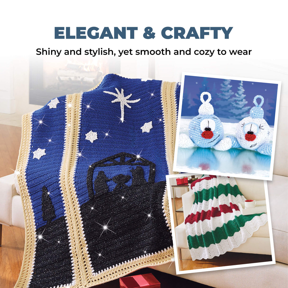 Mary Maxim Starlette Sparkle Yarn