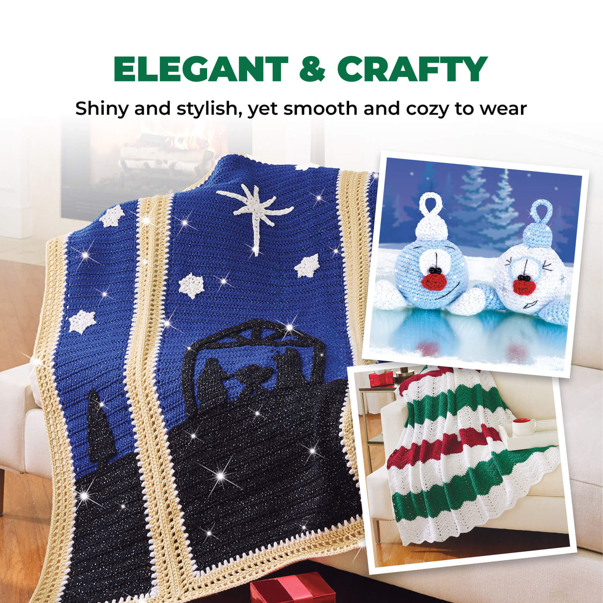 Mary Maxim Starlette Sparkle Yarn