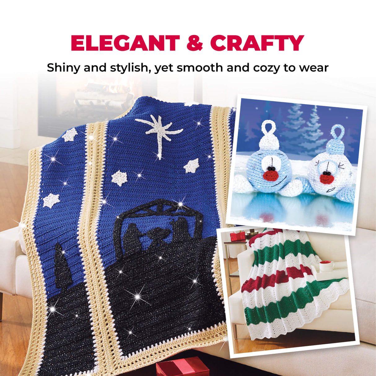 Mary Maxim Starlette Sparkle Yarn