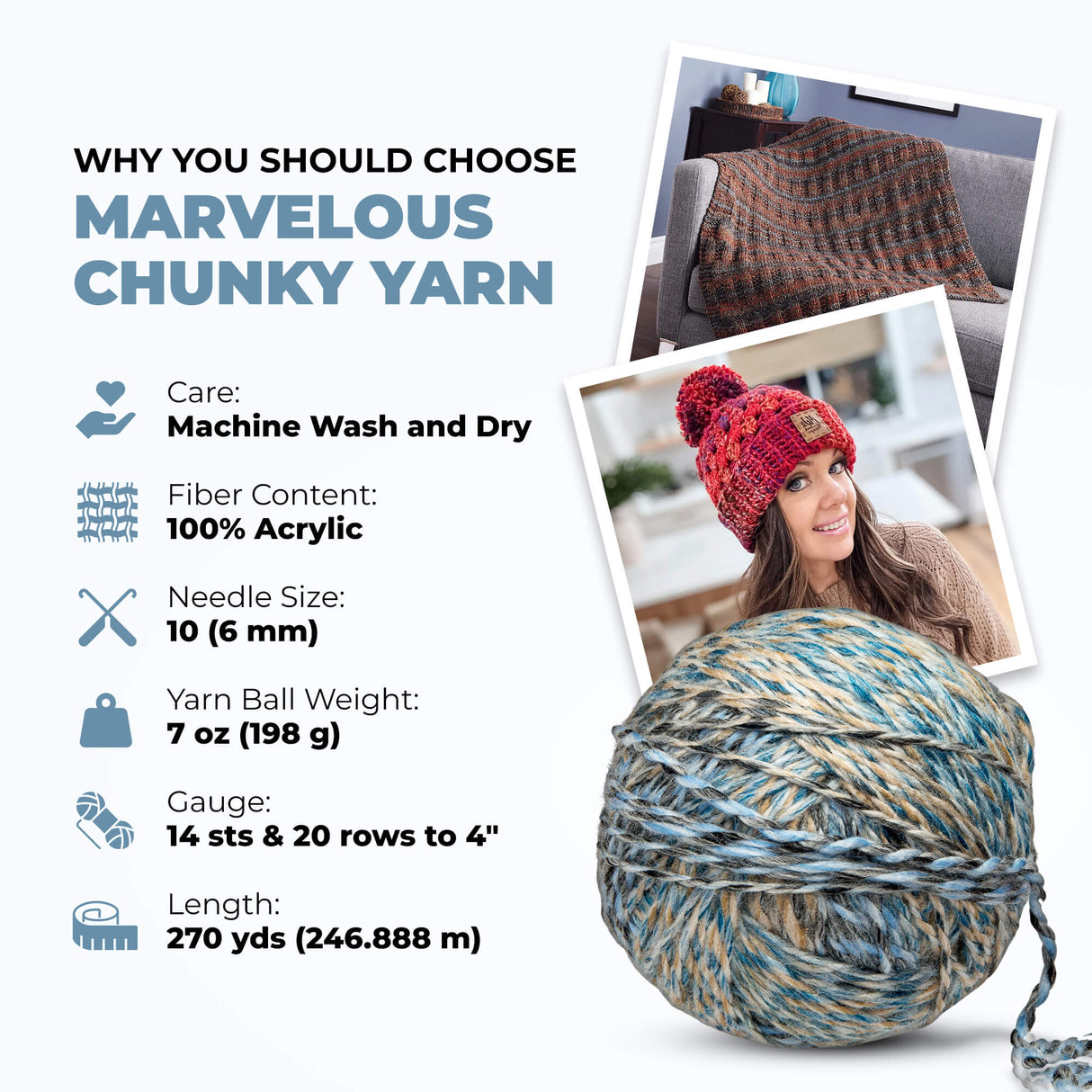 Mary Maxim Marvelous Chunky Yarn