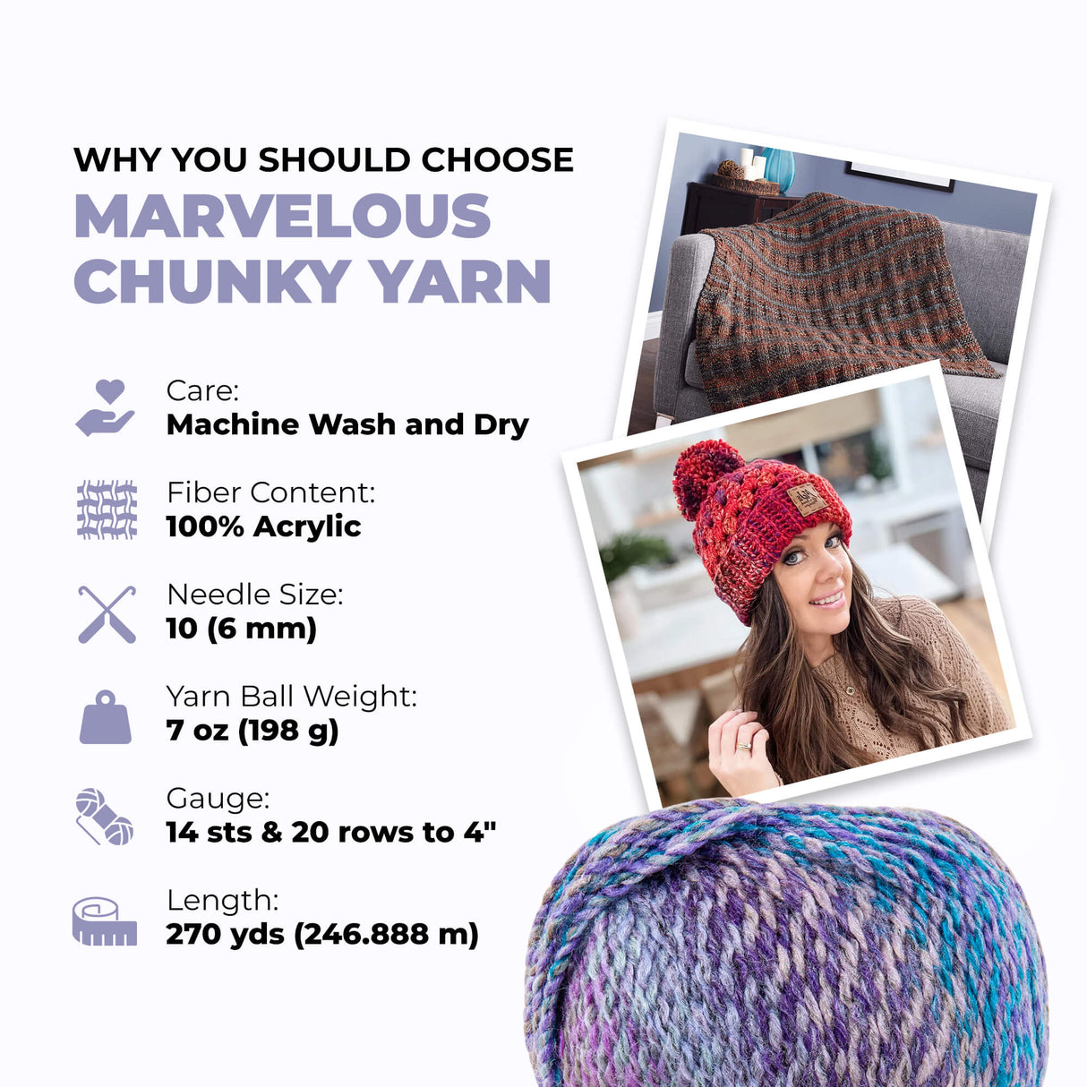 Mary Maxim Marvelous Chunky Yarn