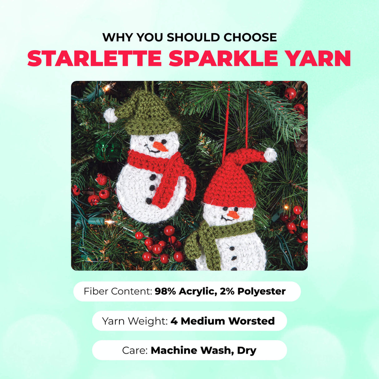 Mary Maxim Starlette Sparkle Yarn
