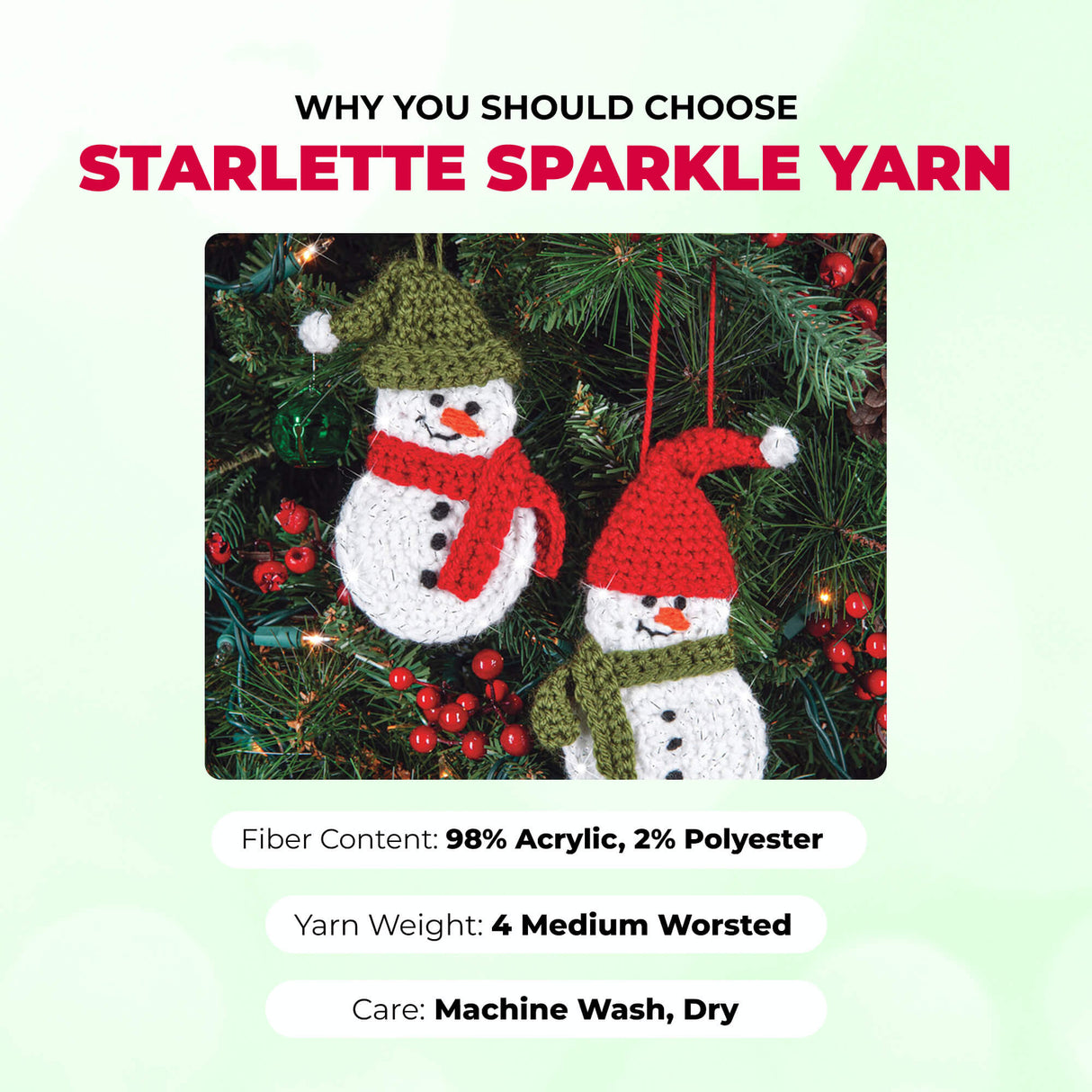 Mary Maxim Starlette Sparkle Yarn