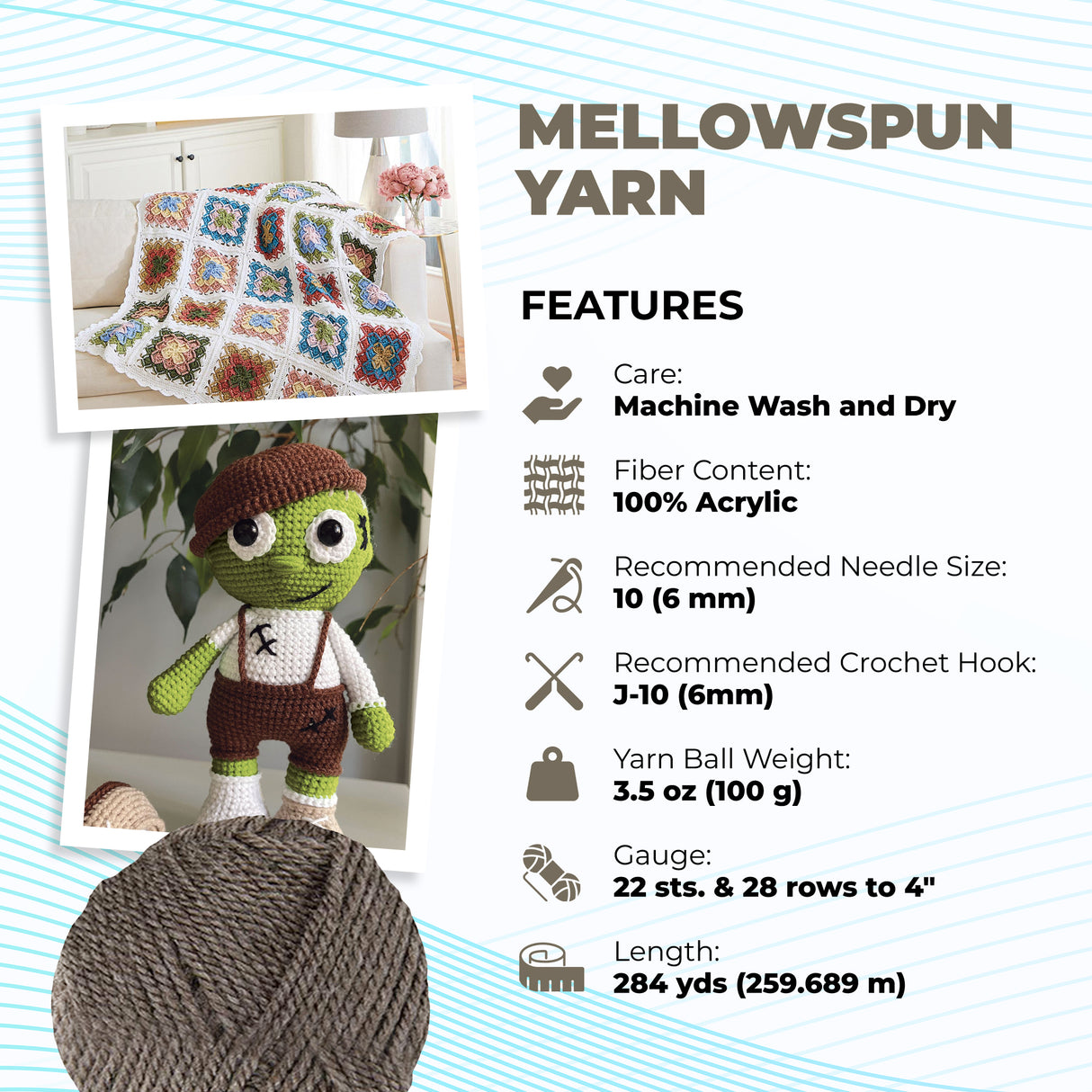 Mary Maxim Mellowspun DK Yarn