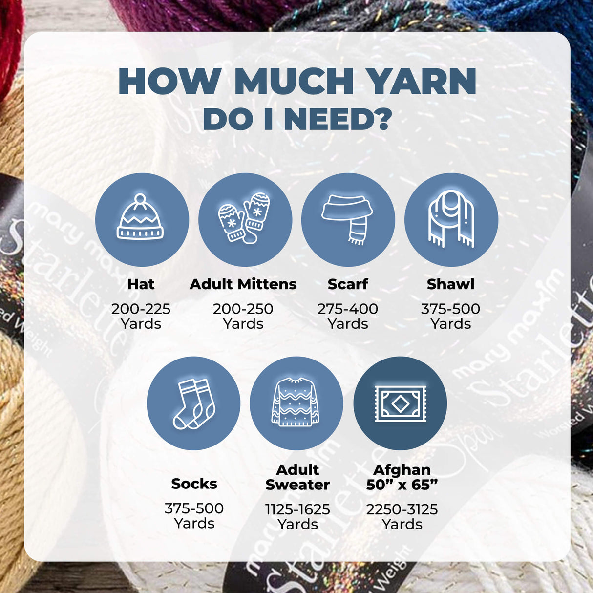 Mary Maxim Starlette Sparkle Yarn