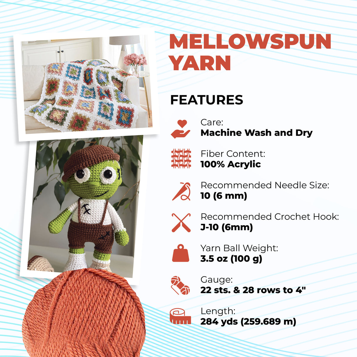 Mary Maxim Mellowspun DK Yarn