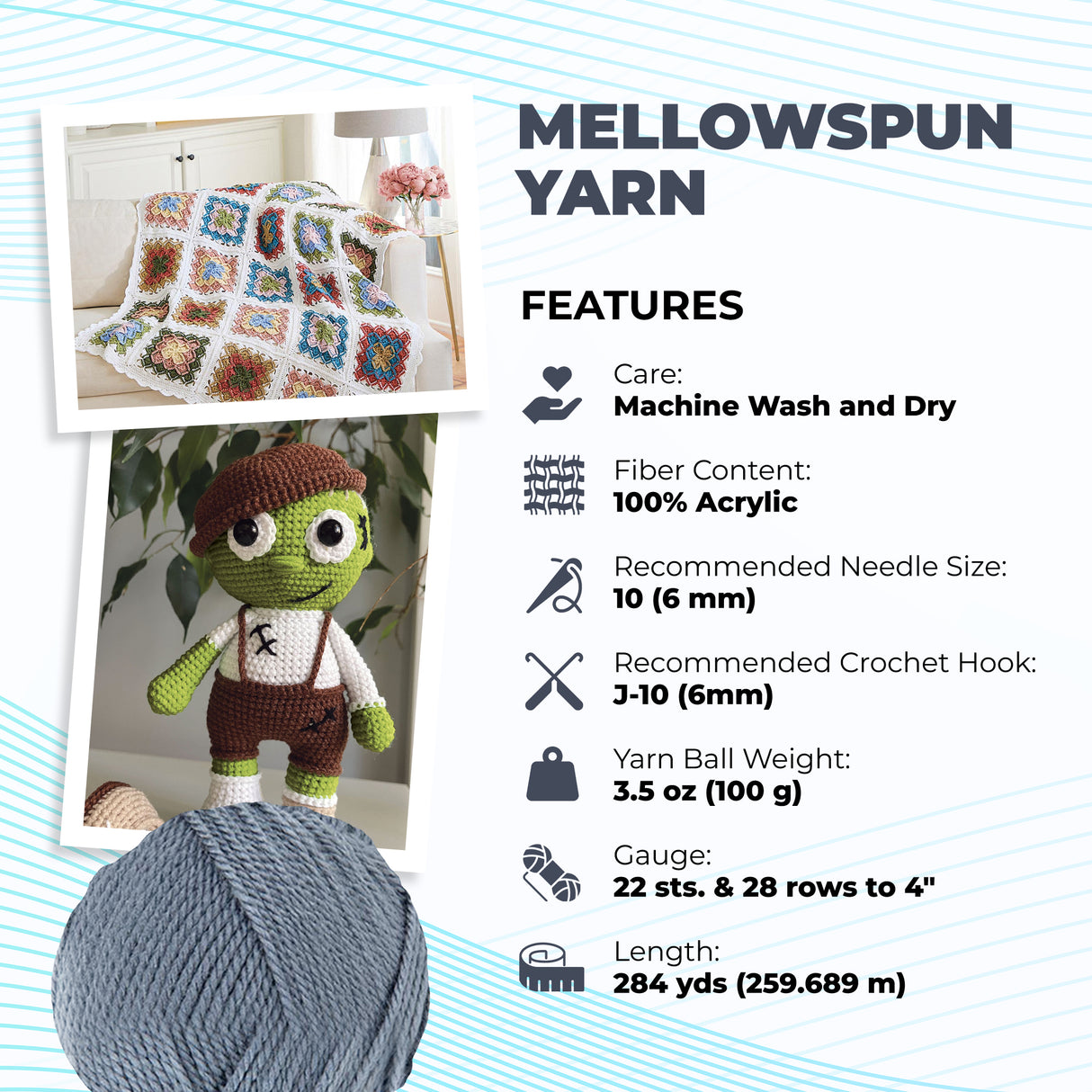 Mary Maxim Mellowspun DK Yarn