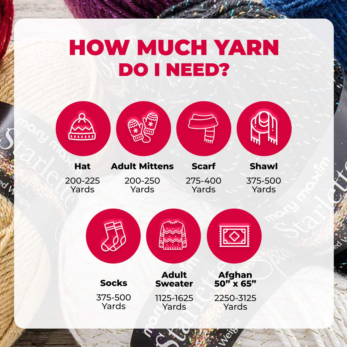 Mary Maxim Starlette Sparkle Yarn