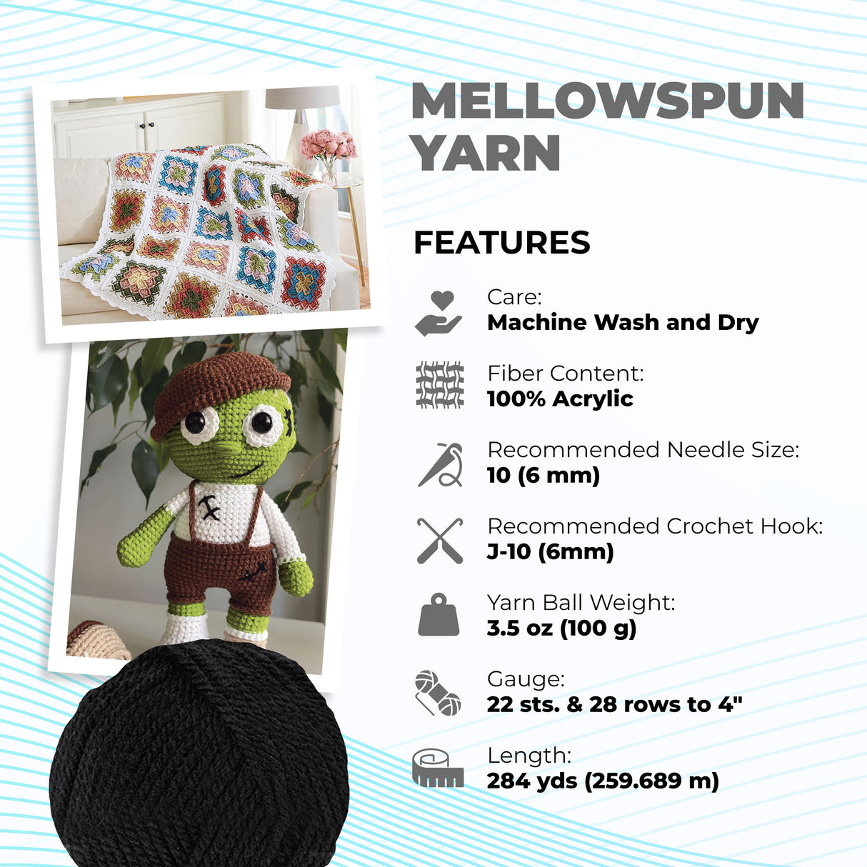 Mary Maxim Mellowspun DK Yarn