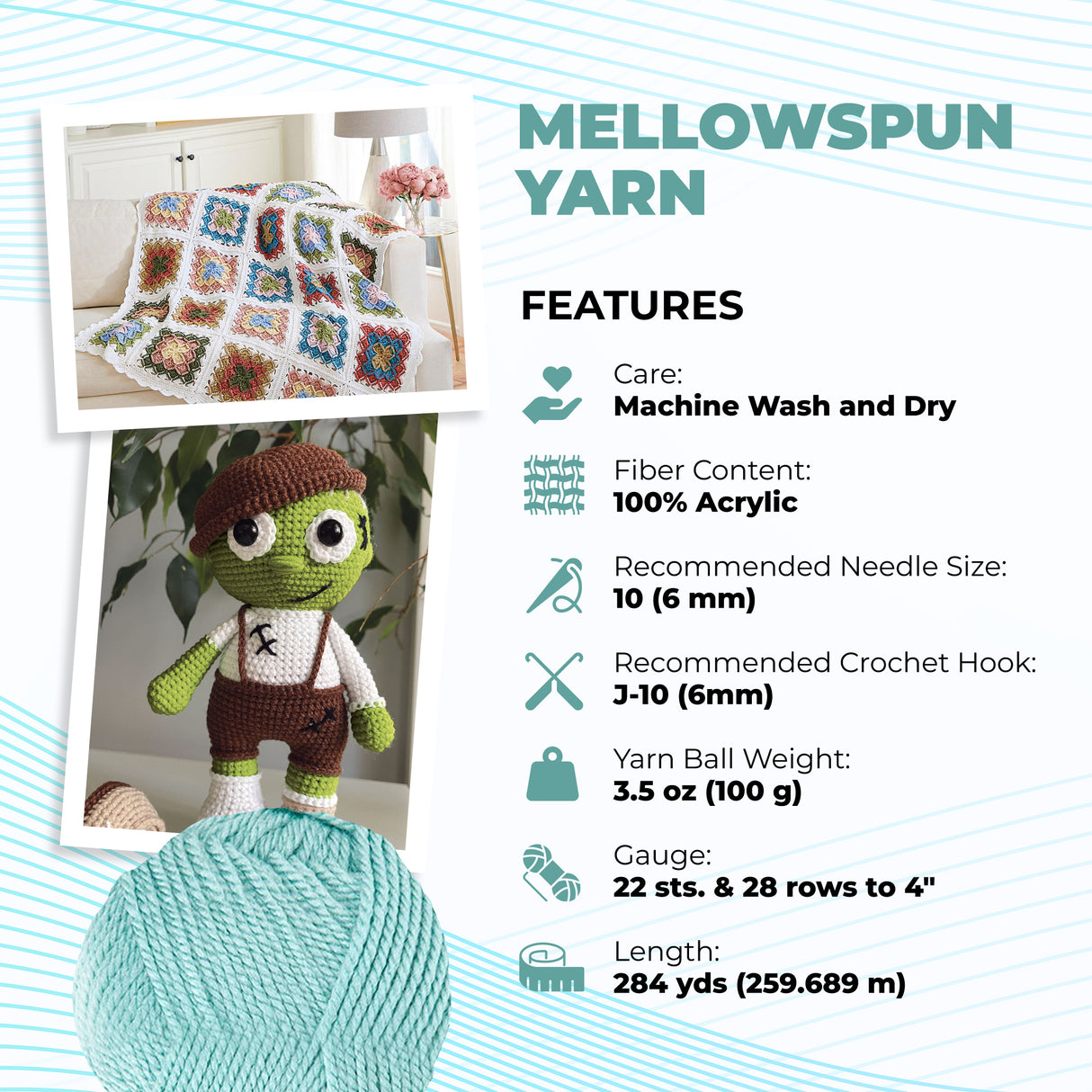 Mary Maxim Mellowspun DK Yarn