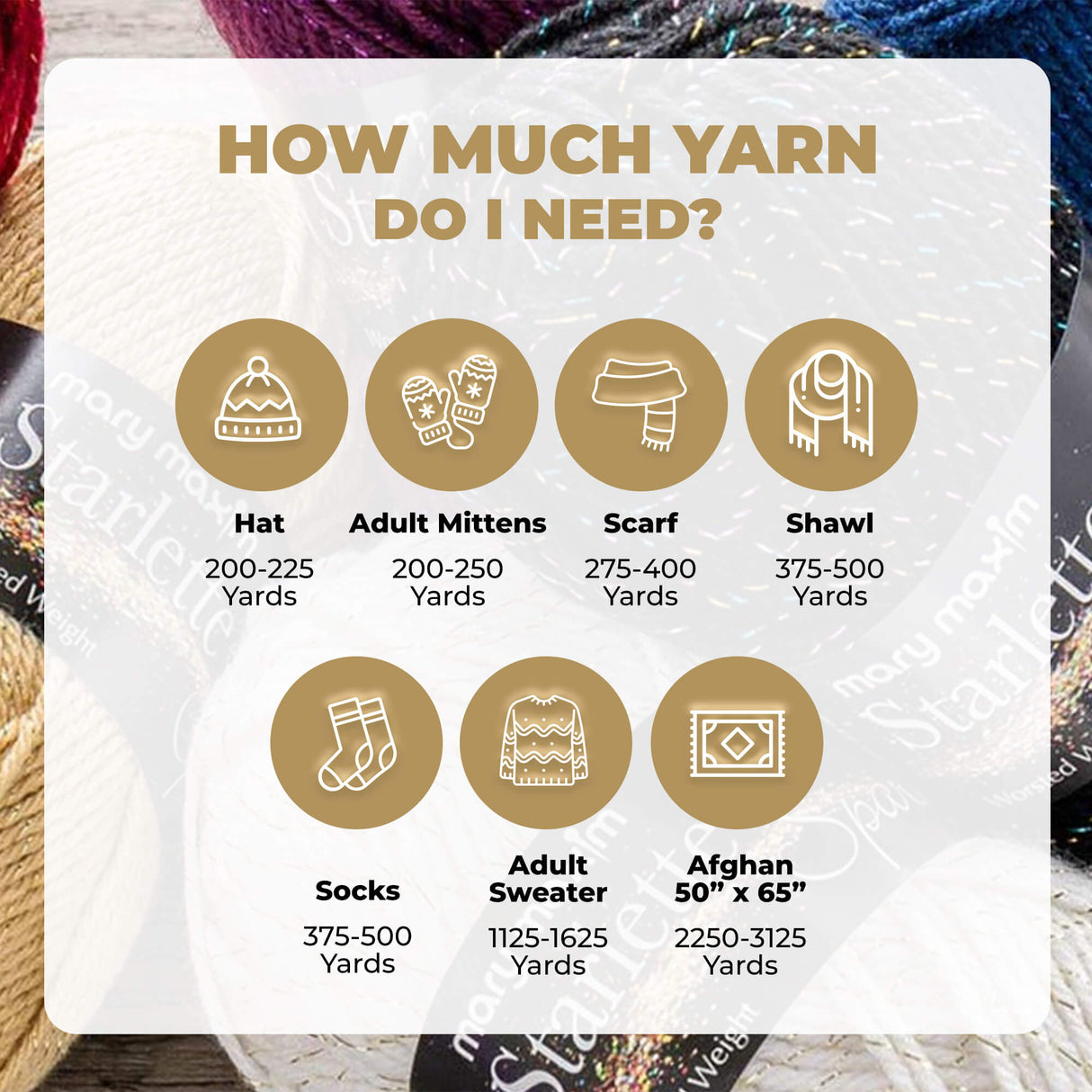 Mary Maxim Starlette Sparkle Yarn