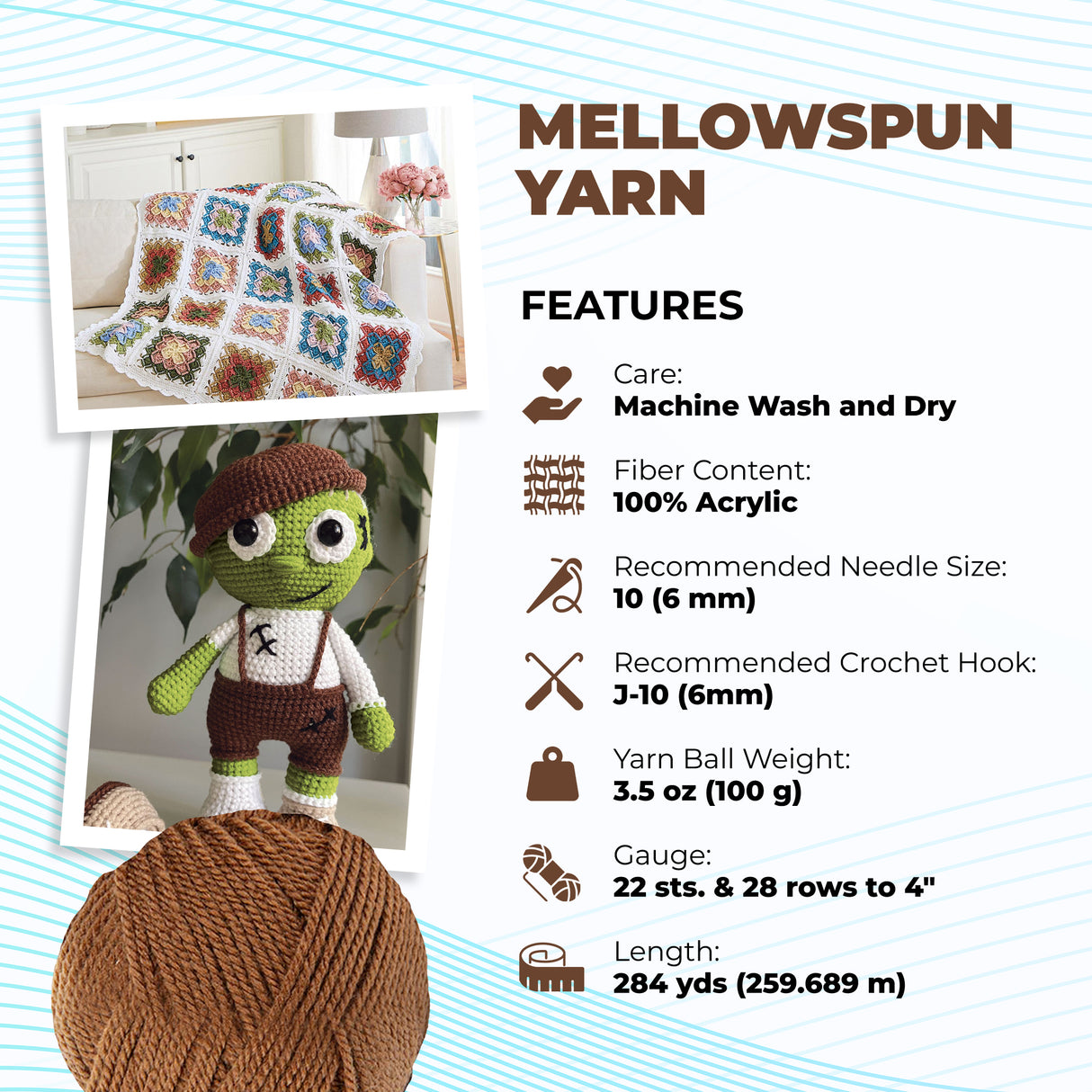 Mary Maxim Mellowspun DK Yarn