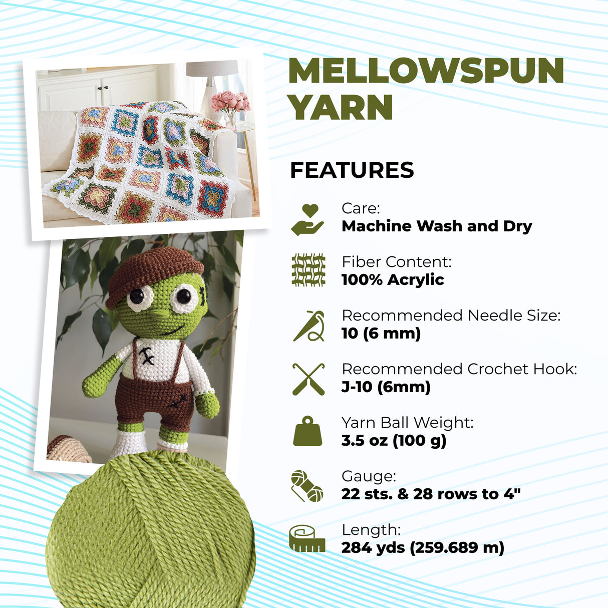 Mary Maxim Mellowspun DK Yarn