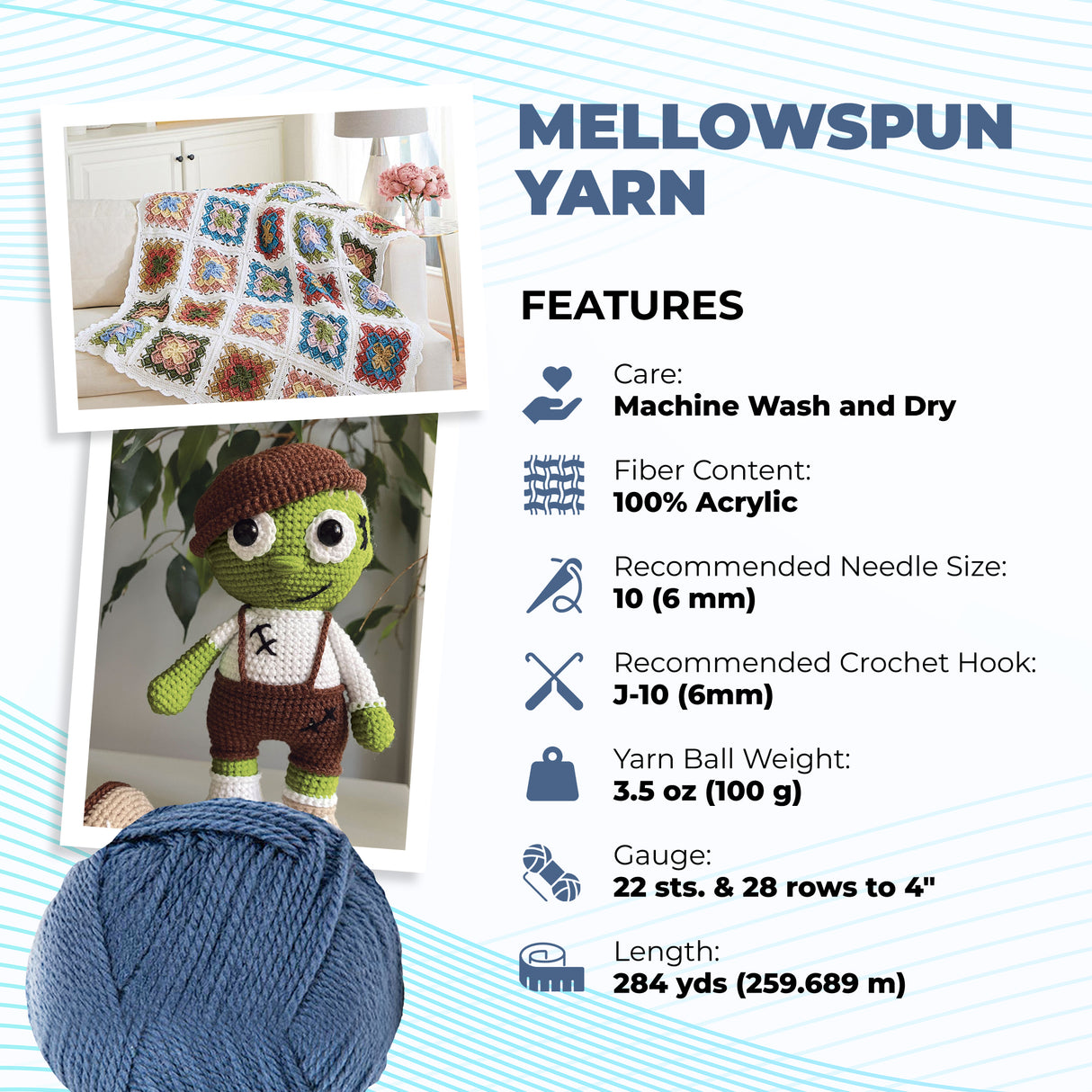 Mary Maxim Mellowspun DK Yarn