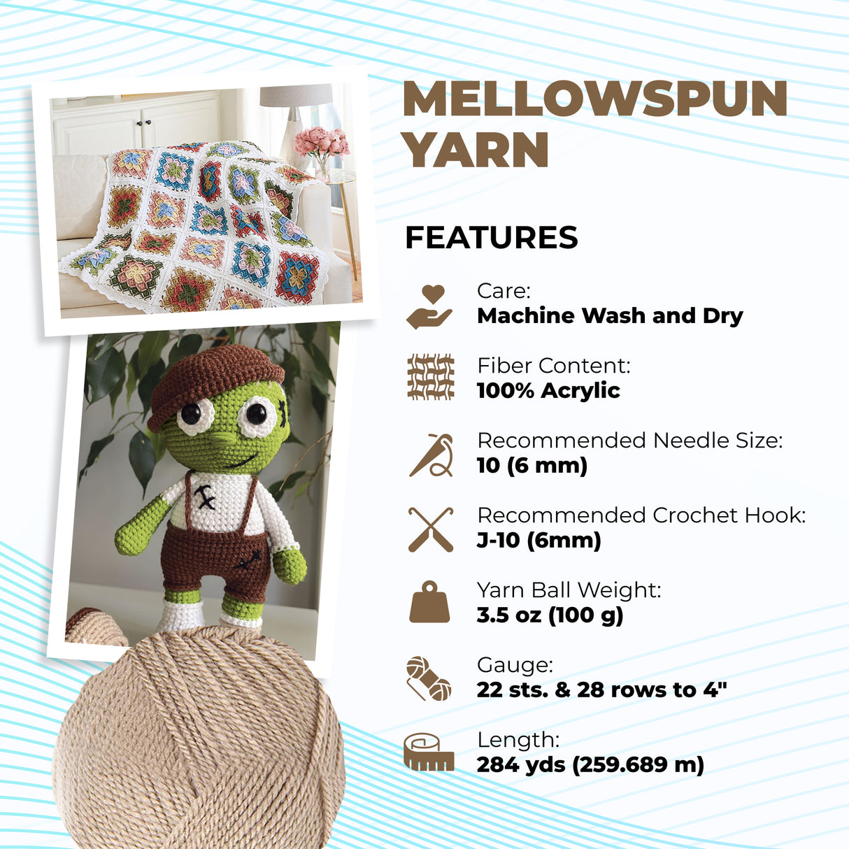 Mary Maxim Mellowspun DK Yarn