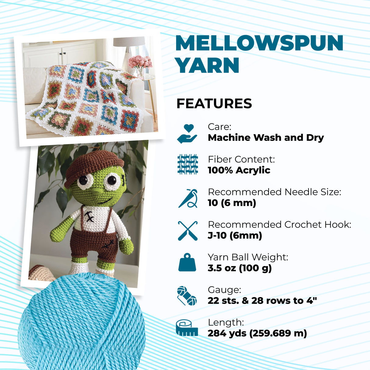 Mary Maxim Mellowspun DK Yarn