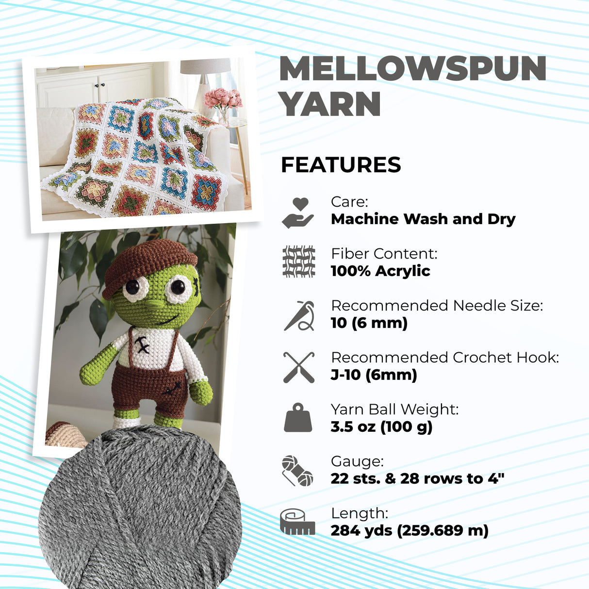 Mary Maxim Mellowspun DK Yarn