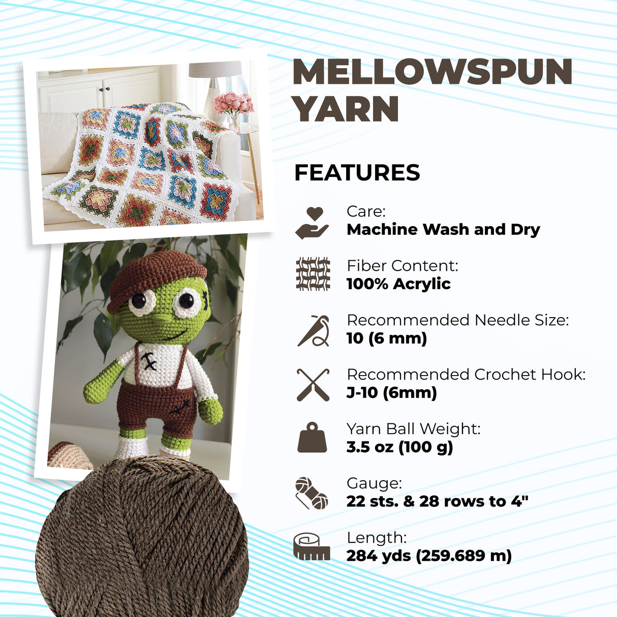 Mary Maxim Mellowspun DK Yarn