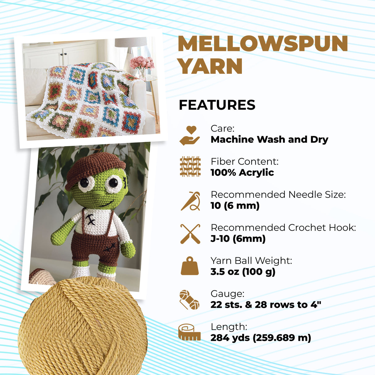 Mary Maxim Mellowspun DK Yarn