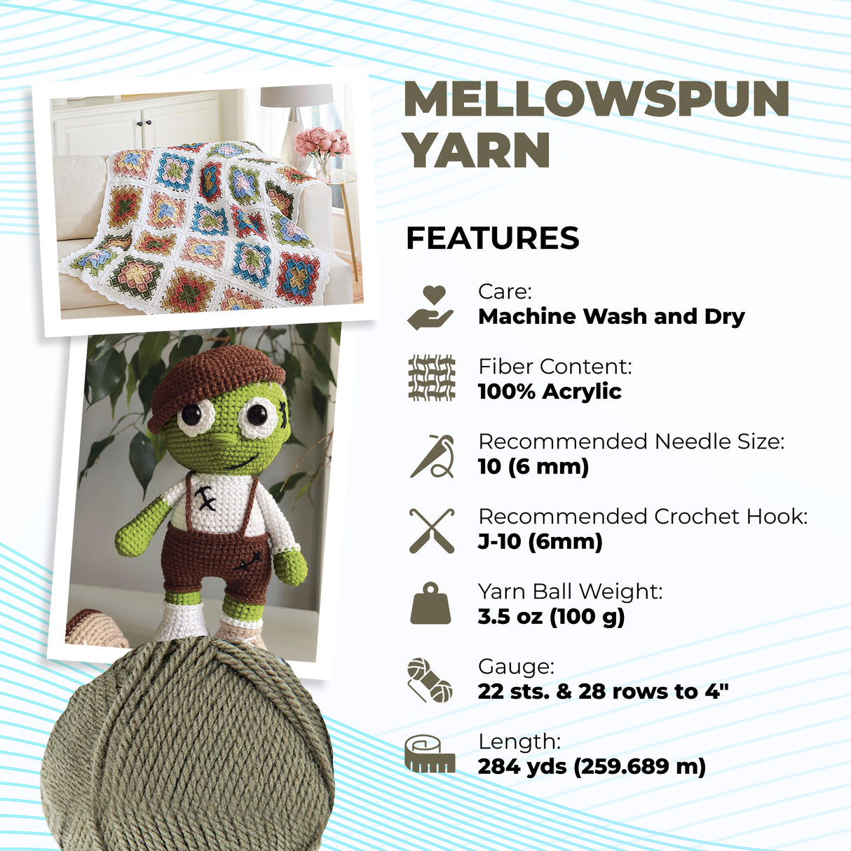 Mary Maxim Mellowspun DK Yarn