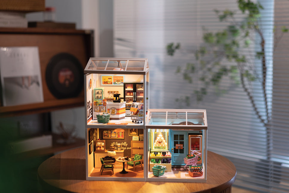 Double Joy Bubble Tea Miniature House